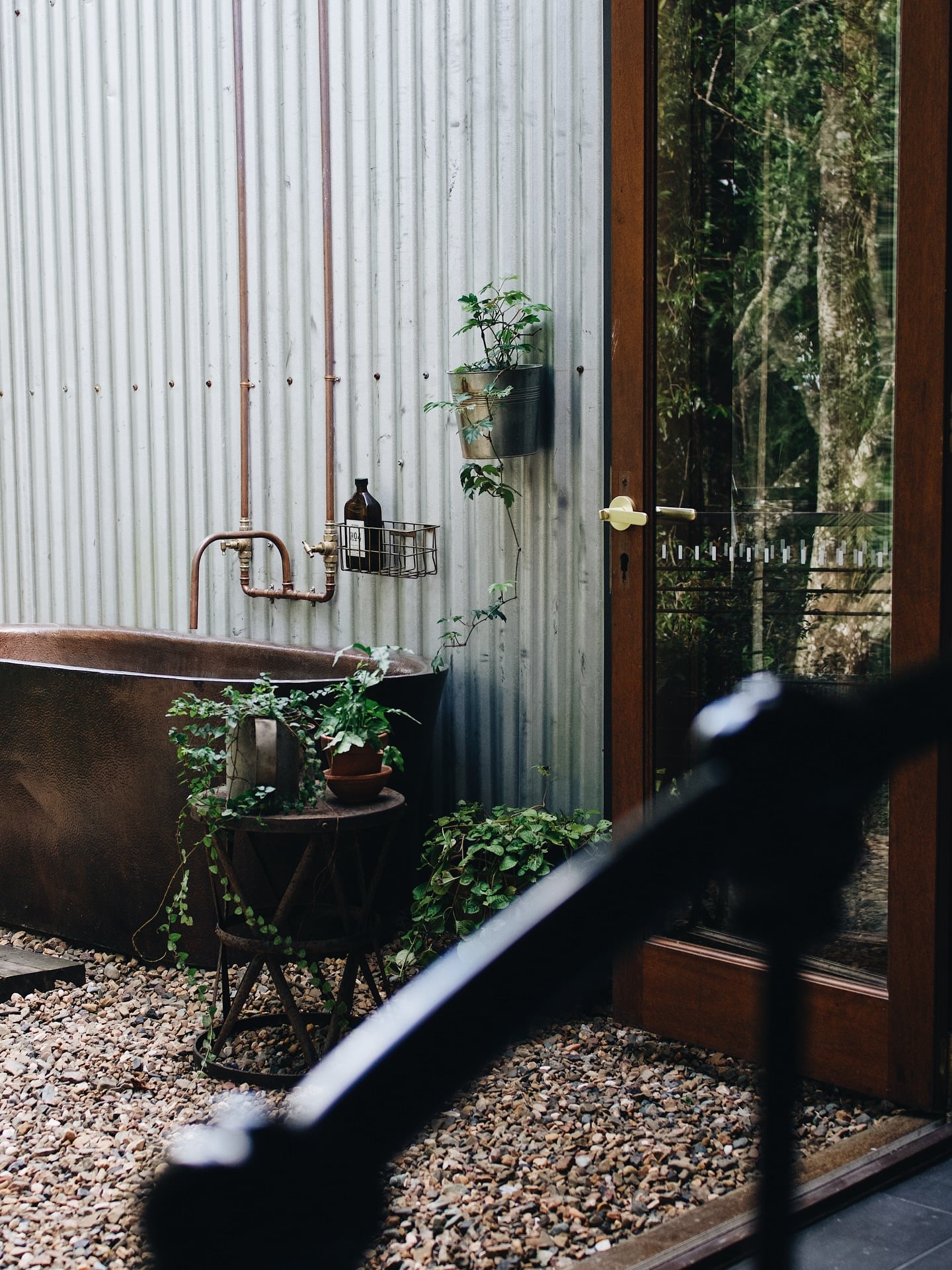 Atelier34 outdoor bathtub Sunshine Coast Hinterland