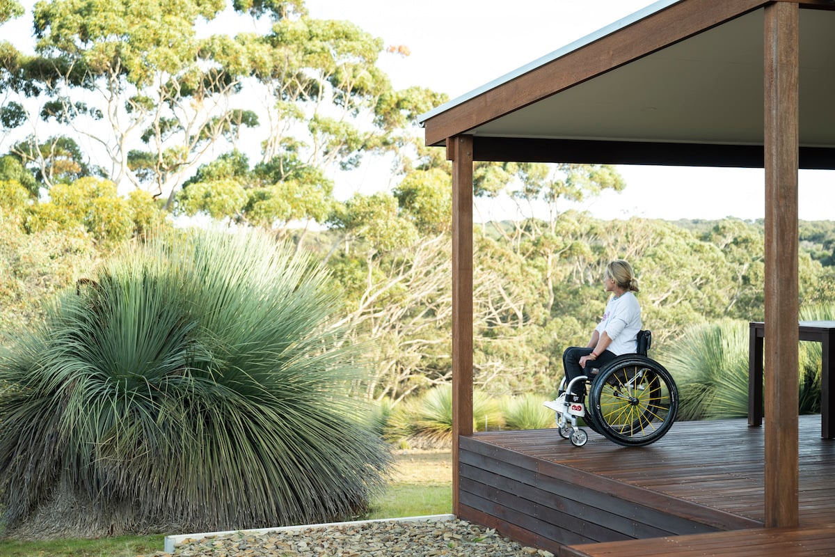 Sam Bloom at Ecopia Retreat, Kangaroo Island