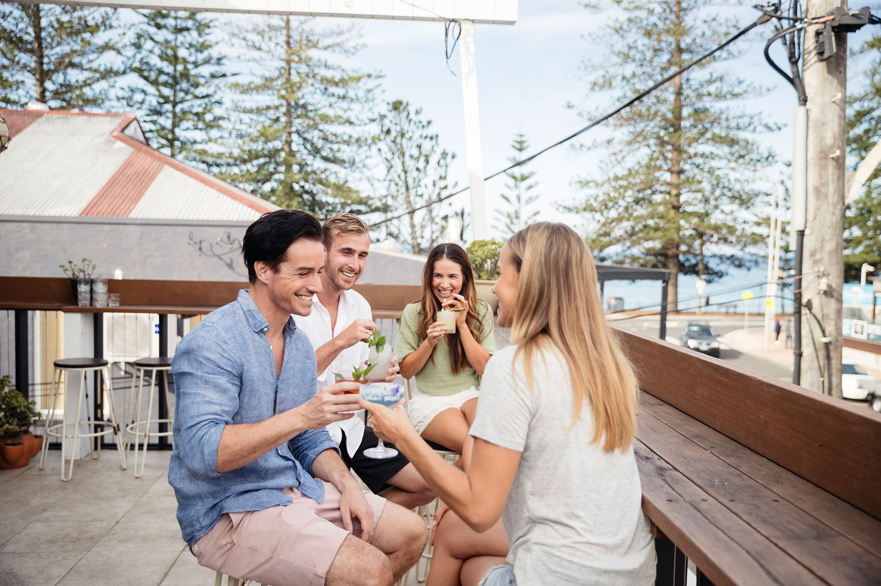 Beach side restaurant Terrigal Beach Central Coast NSW Australia