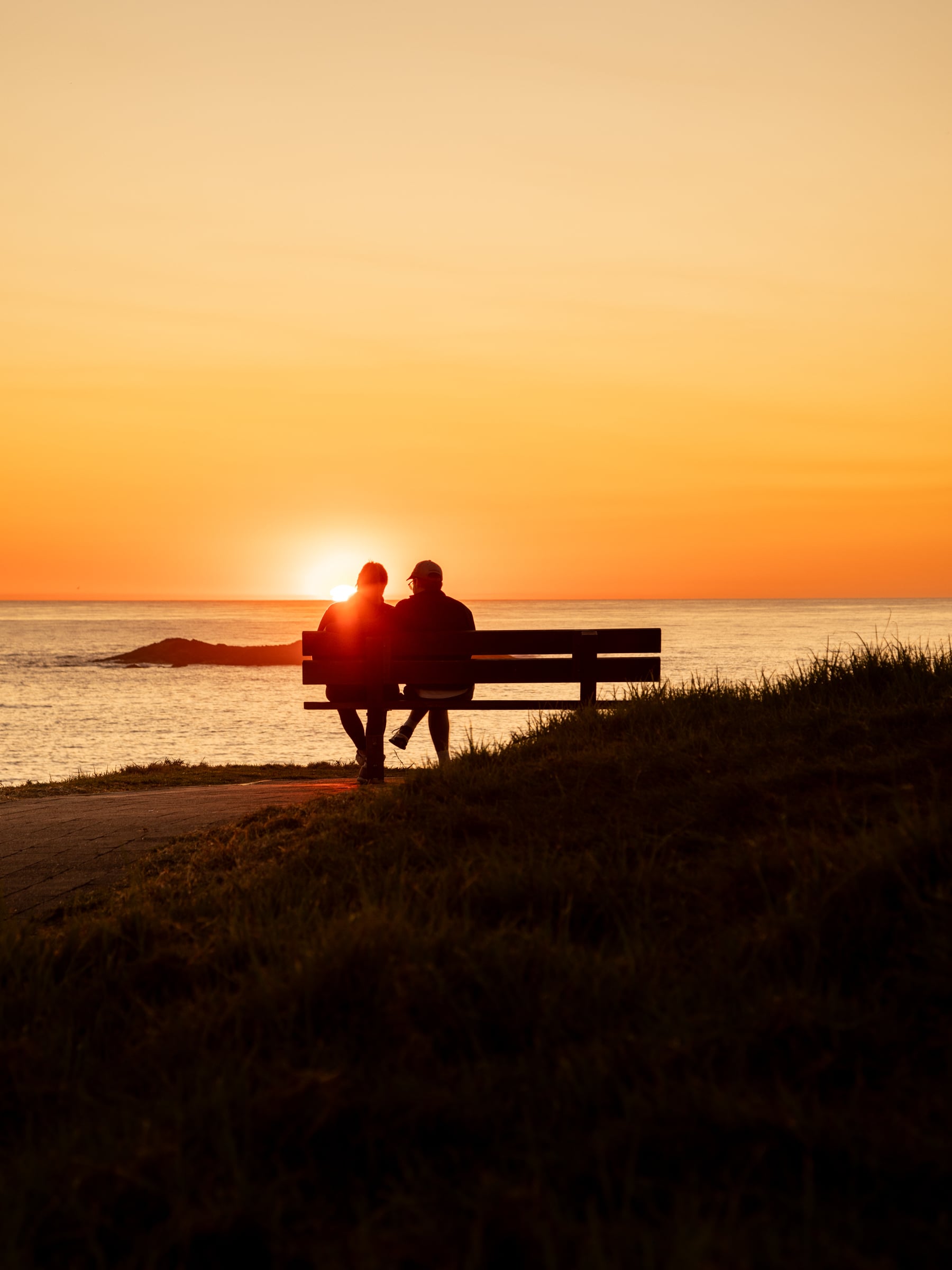 Couple at sunrise in Sawtell