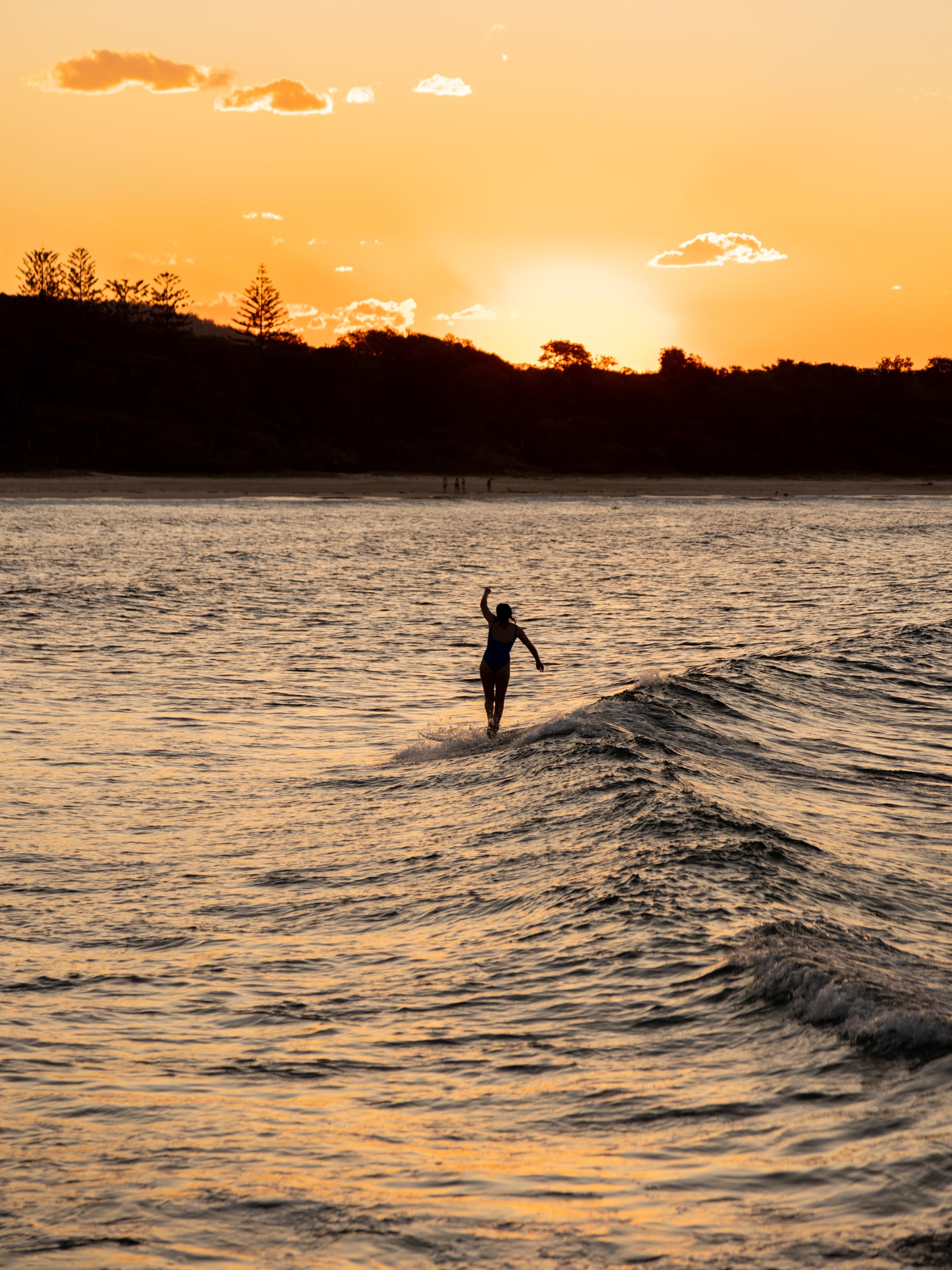 Female Surfer Scotts Head NSW Australia