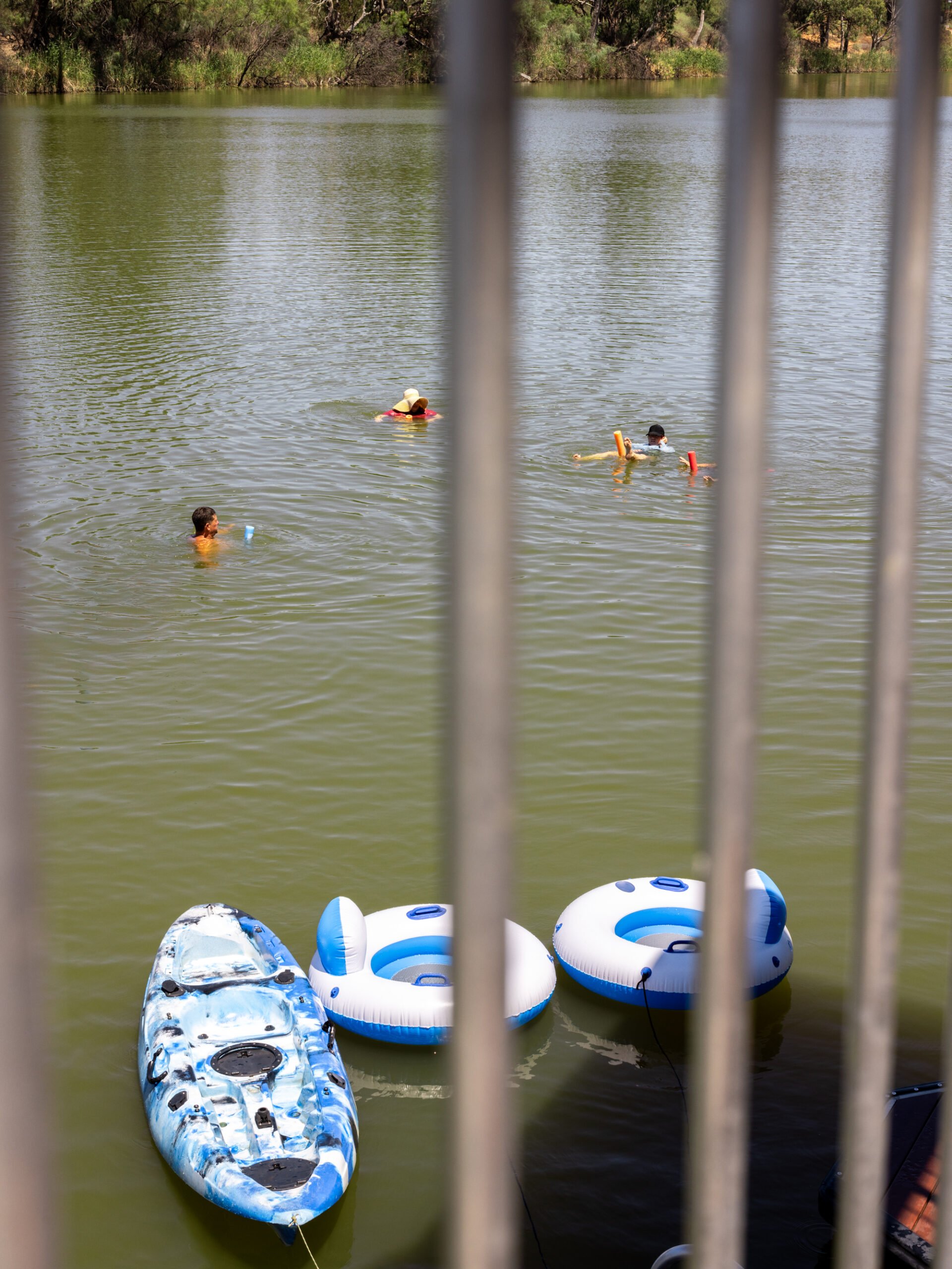 Swimming in the Murray River