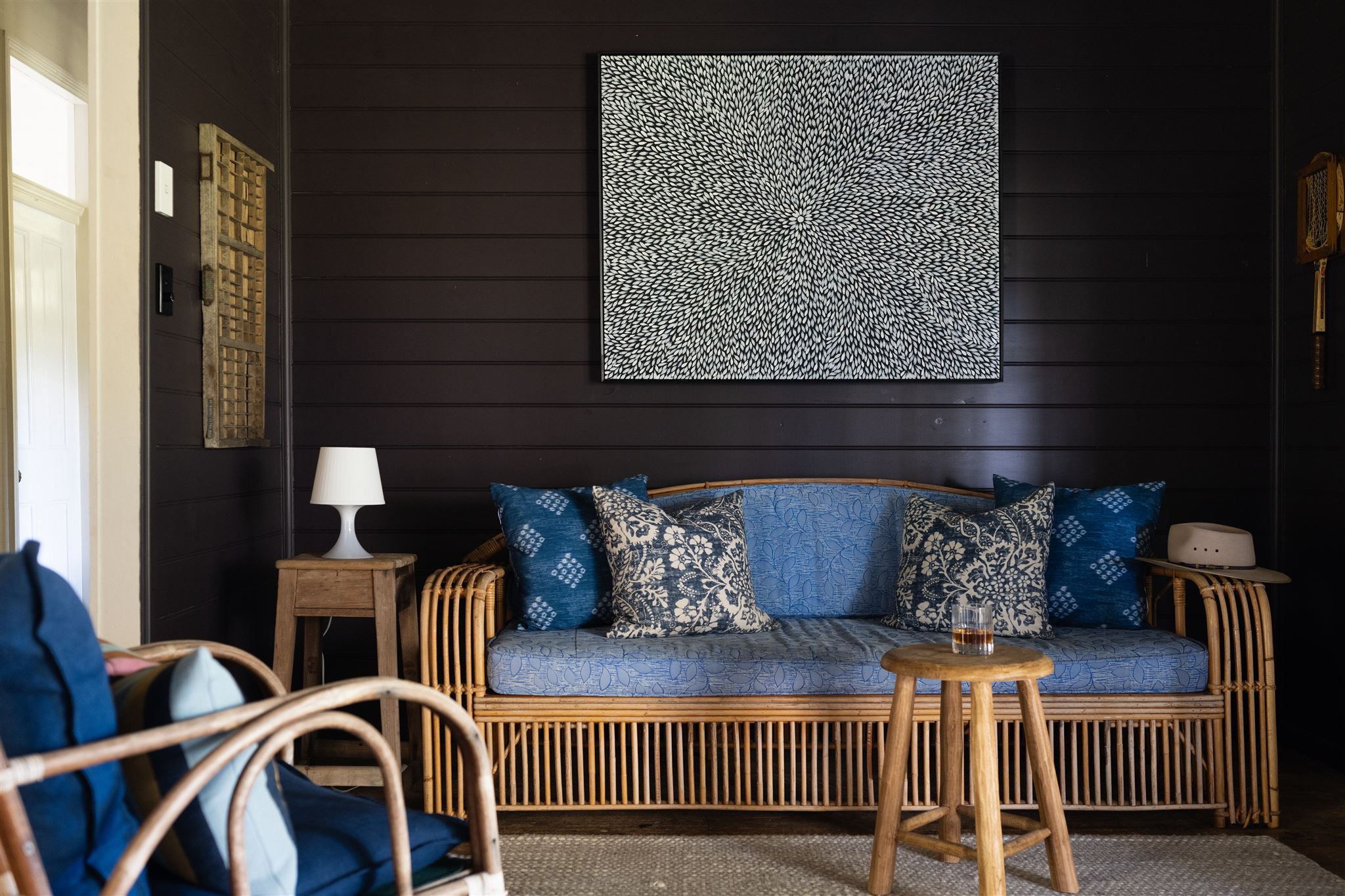 HannahPuechmarin KillaraFarm whiskey room sofa