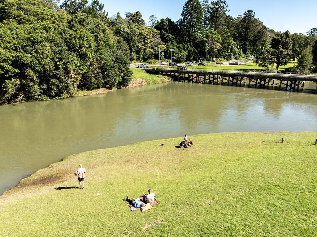 Picnic by the Bellinger River in Bellingen New South Wales