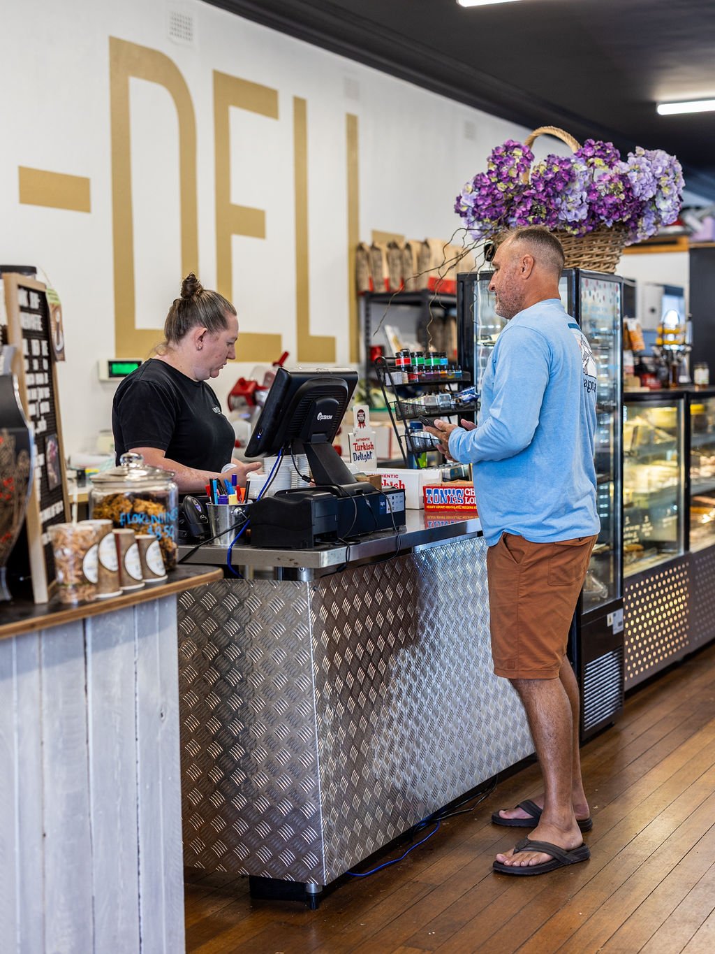 Ordering at Dorrigo Deli