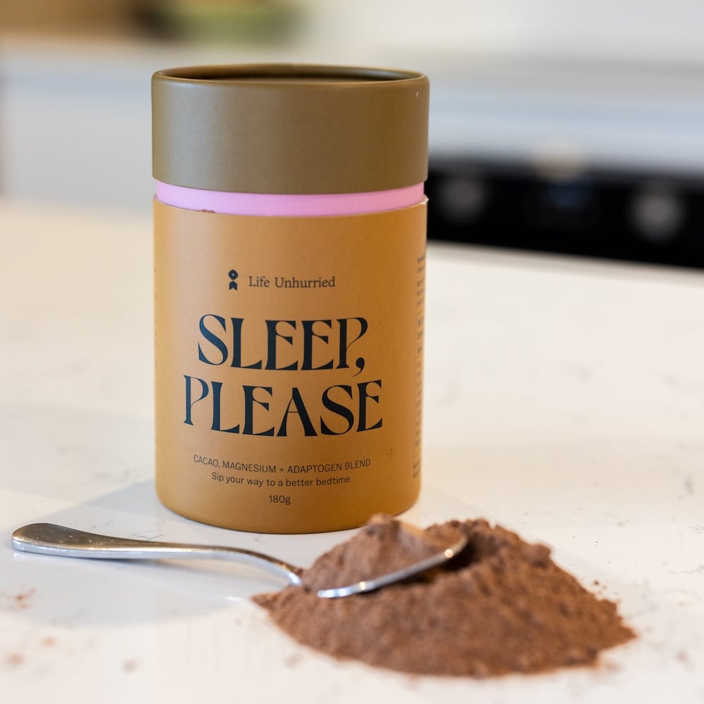 SLEEP, PLEASE Magnesium & Adaptogen Hot Chocolate | Life Unhurried